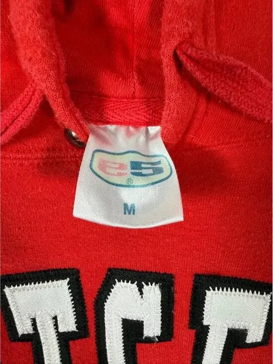 E5 Rutgers University Red Hoodie Sweatshirt Medium - Picture 5 of 7